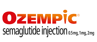 Ozempic logo Ozempic semaglutide injection 0.5, 1mg, 2mg