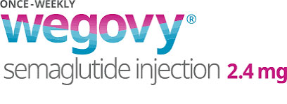 Wegovy logo - Once weekly Wegovy semaglutide injection 2.4 mg